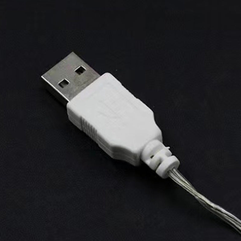 Norvo | Moderne Art Deco Solbatteri Vanntett PVC Rose Romantisk Dekorasjon LED Lyskjede For Hage