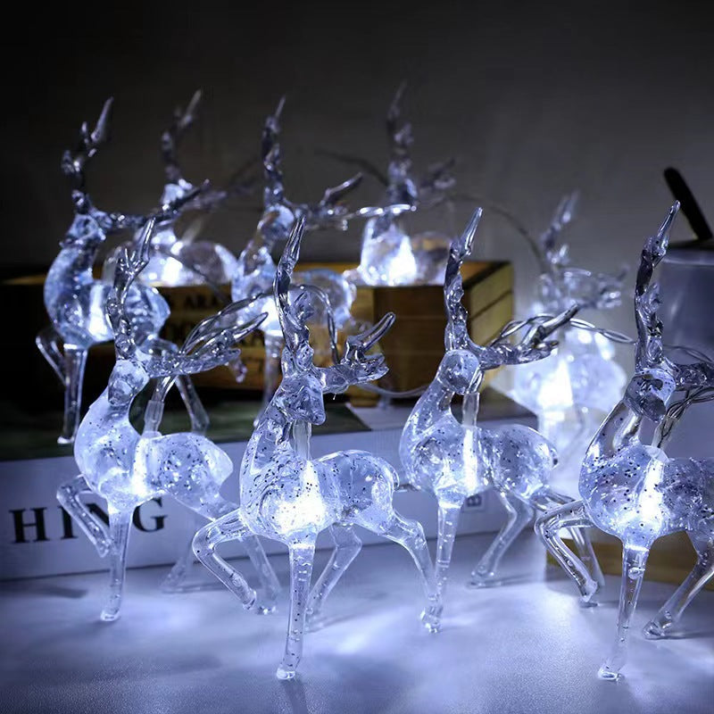 Norvo | Moderne kreativ solbatteri vanntett hjort plast dekorativ LED snorlys utendørs lys for hage