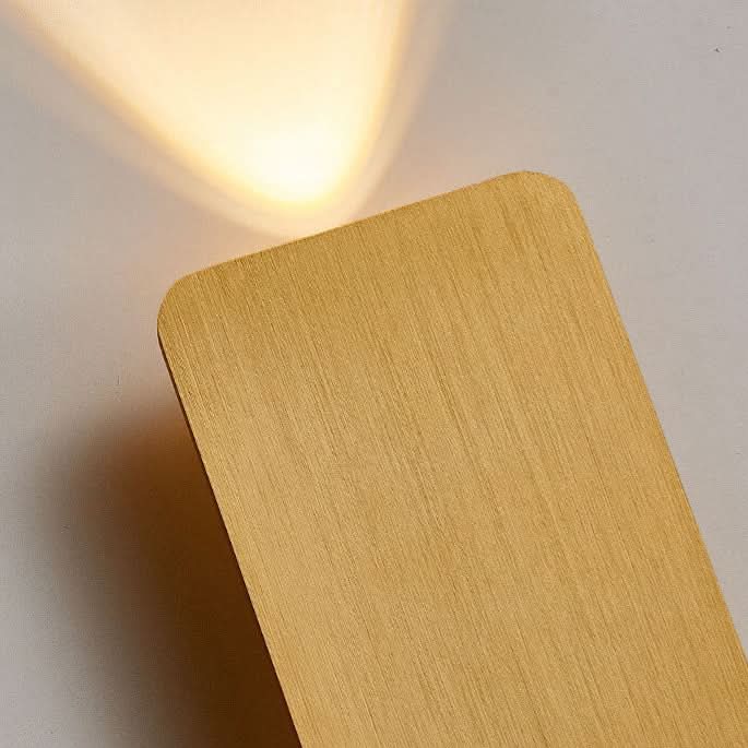 Norvo | Nordisk Minimalistisk Aluminium Rektangulær LED Vegglampe