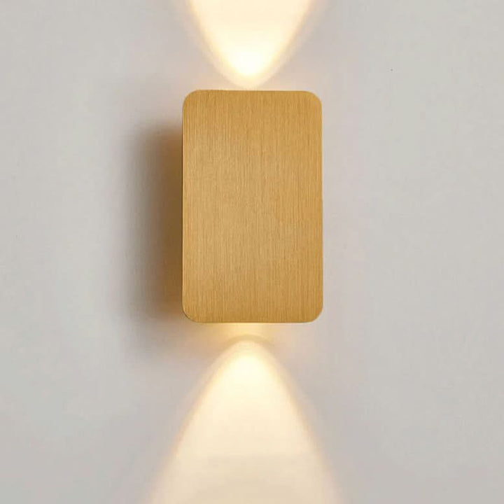 Norvo | Nordisk Minimalistisk Aluminium Rektangulær LED Vegglampe