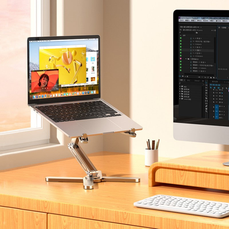 Norvo | 360° Roterende Kjøle Sammenleggbar Laptop Stativ