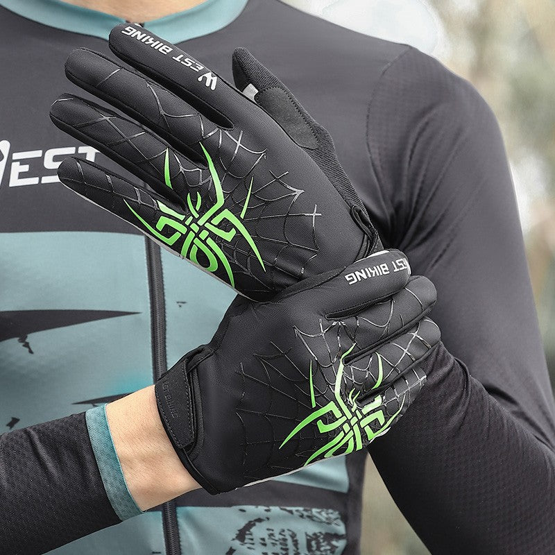 Norvo | Vår- og høst sjokkbeskyttende, pustende, vindtette, sensitiv touchskjerm hansker med fullfinger