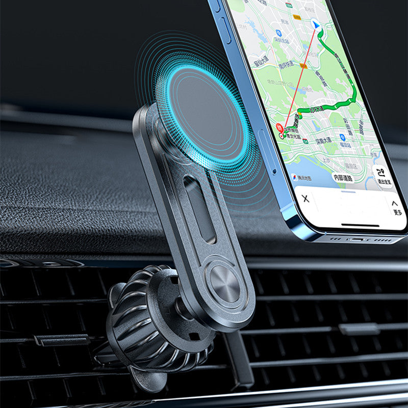 Norvo | Magnetisk Aluminium Legering Rotérbar Bil Telefonholder