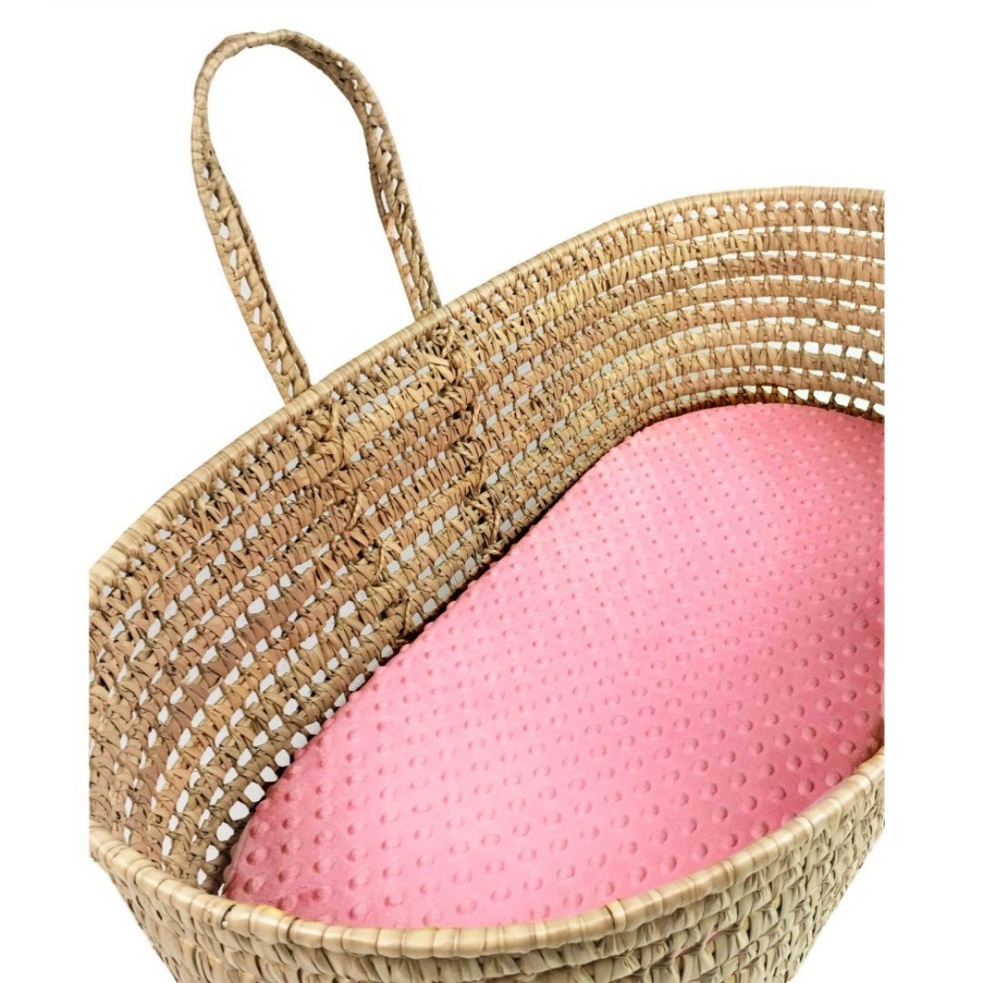 Norvo | Moses kurv madrassdeksel – Myk & Antiskli deksel for babykurv madrass