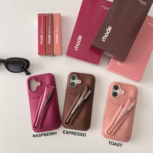 Norvo | 3D Silikon Leppestift Telefondeksel for iPhone