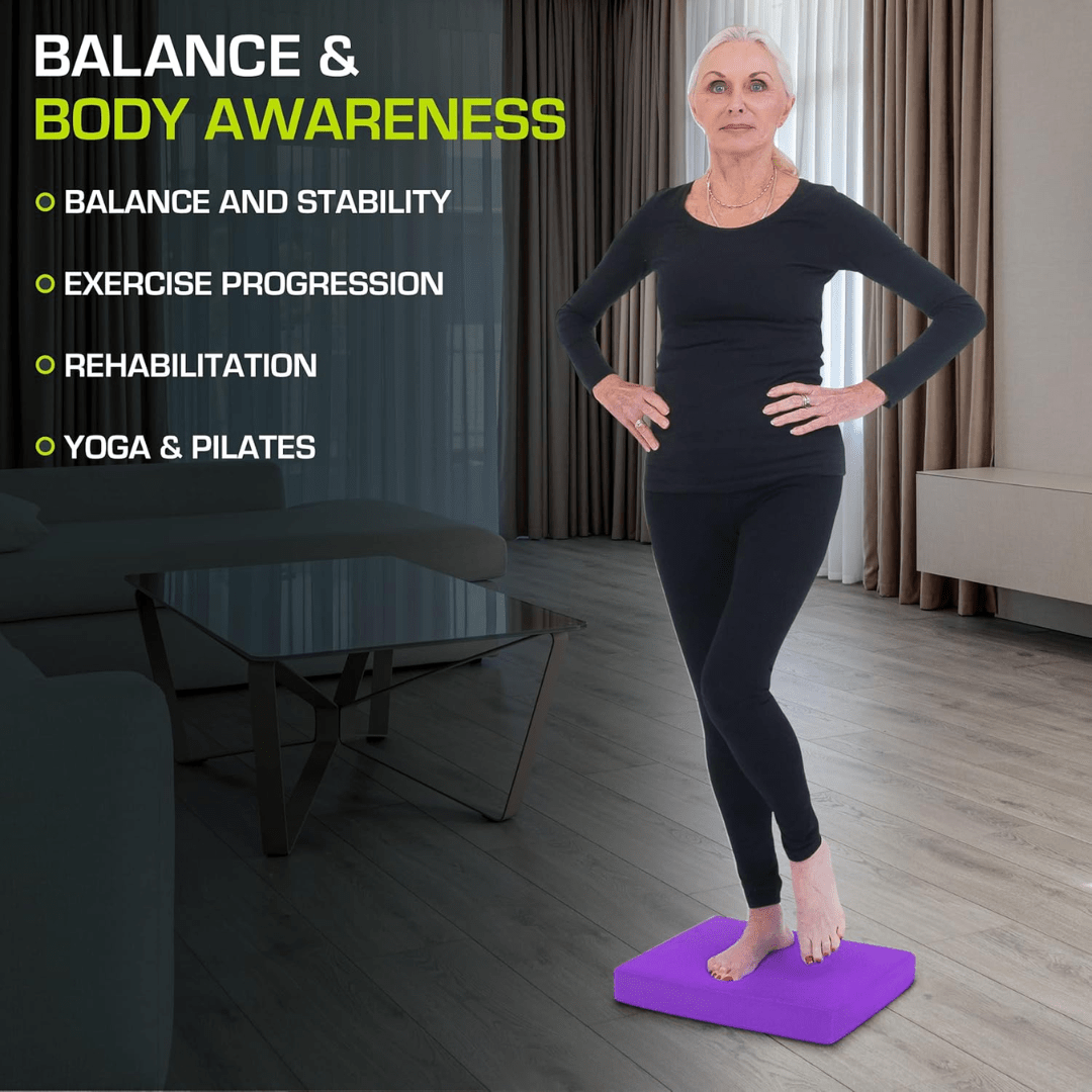 Norvo | Antiskli skummatte for yoga, balanse og stabilitet