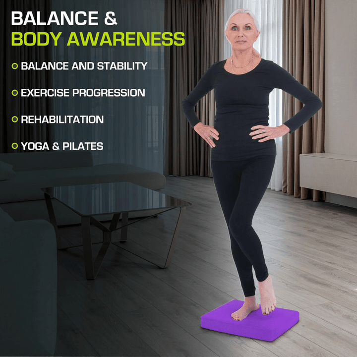 Norvo | Antiskli skummatte for yoga, balanse og stabilitet