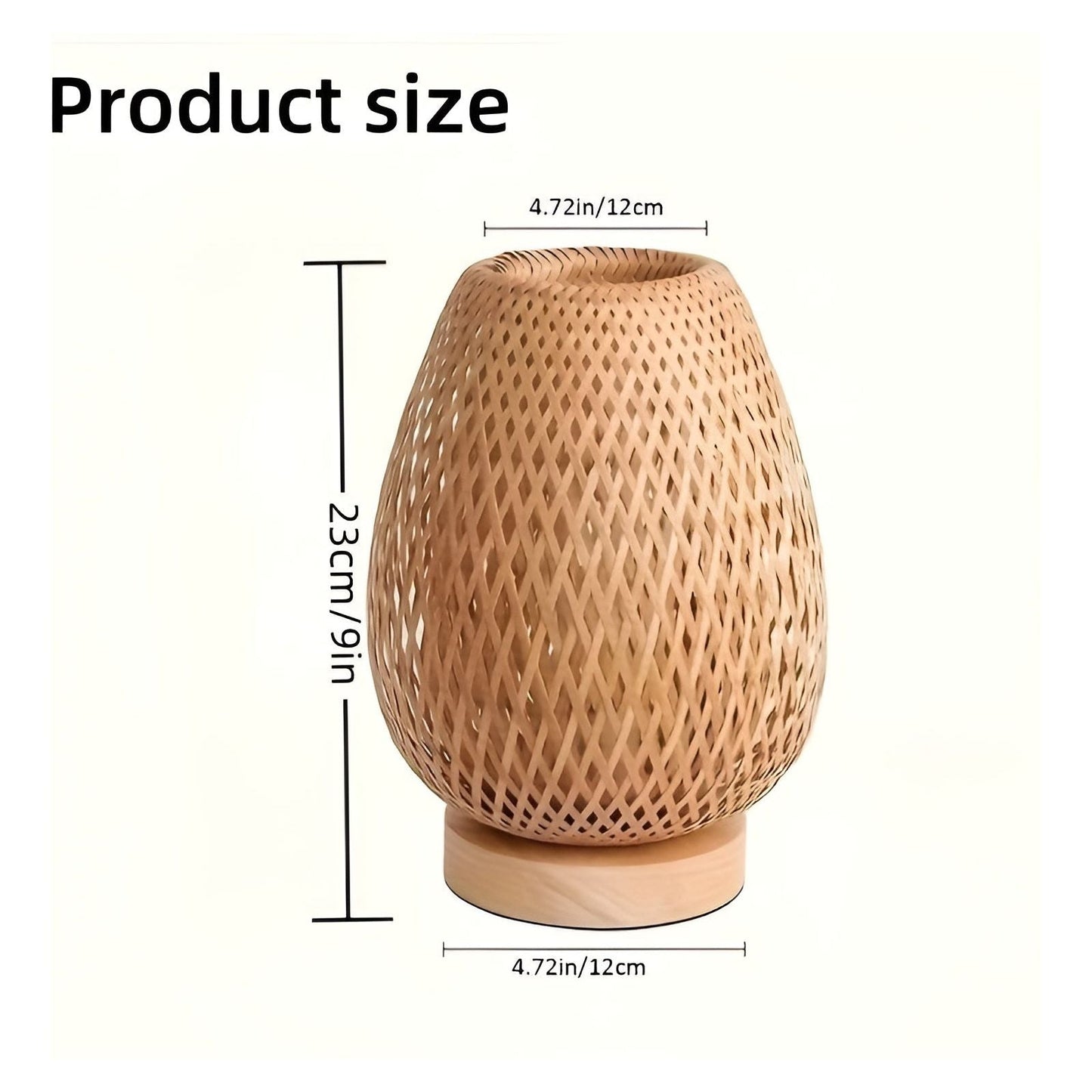 Norvo | Aura Lampe - Bambus USB-drevet Bordlampe for Soverommet