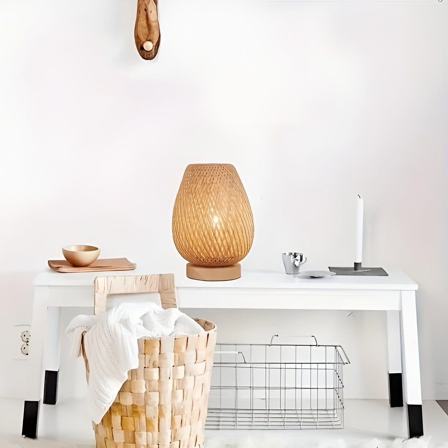 Norvo | Aura Lampe - Bambus USB-drevet Bordlampe for Soverommet