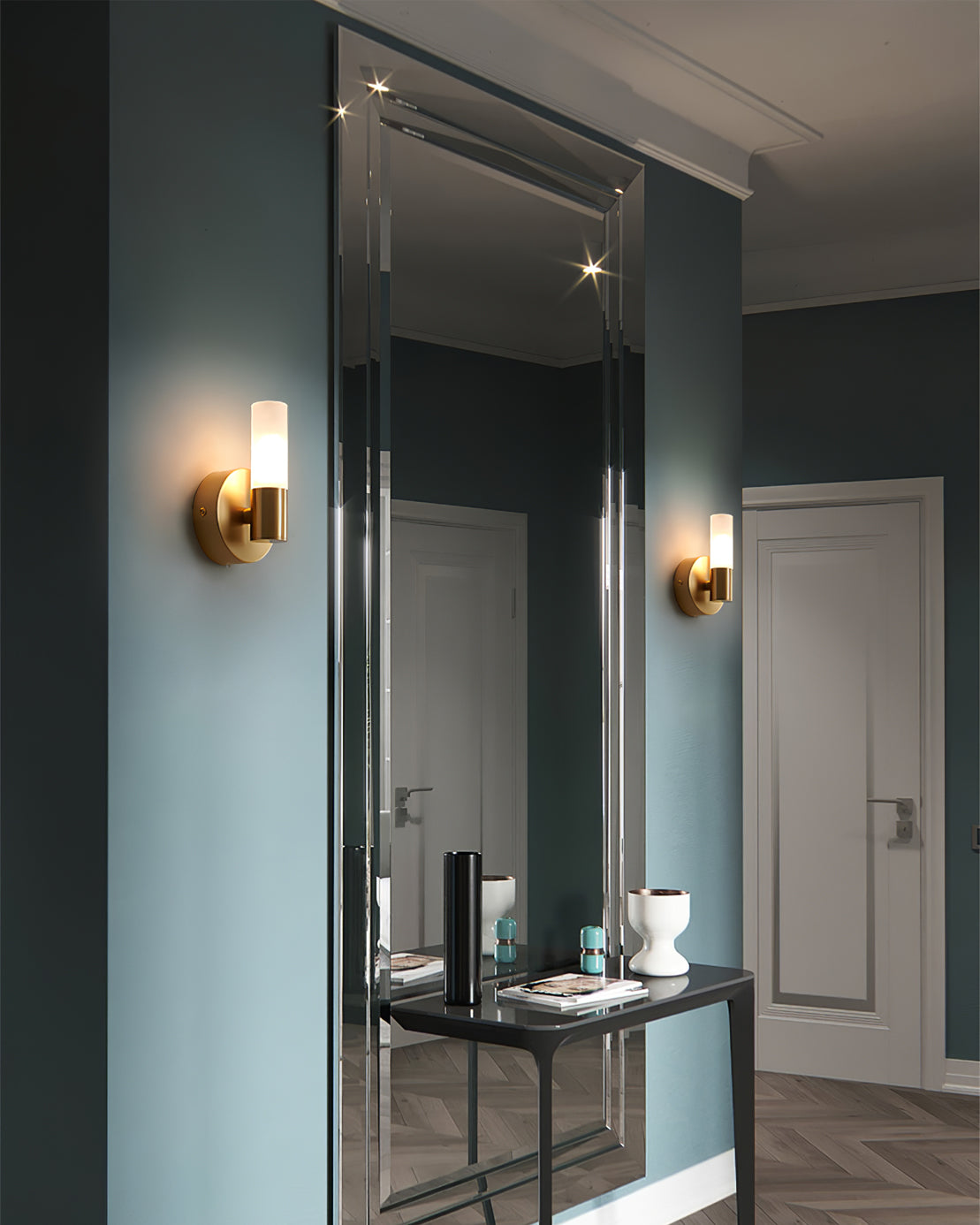 Norvo | CylindraGlow – Stilig Sylinderformet Vegglampe for Tidøs Atmosfære