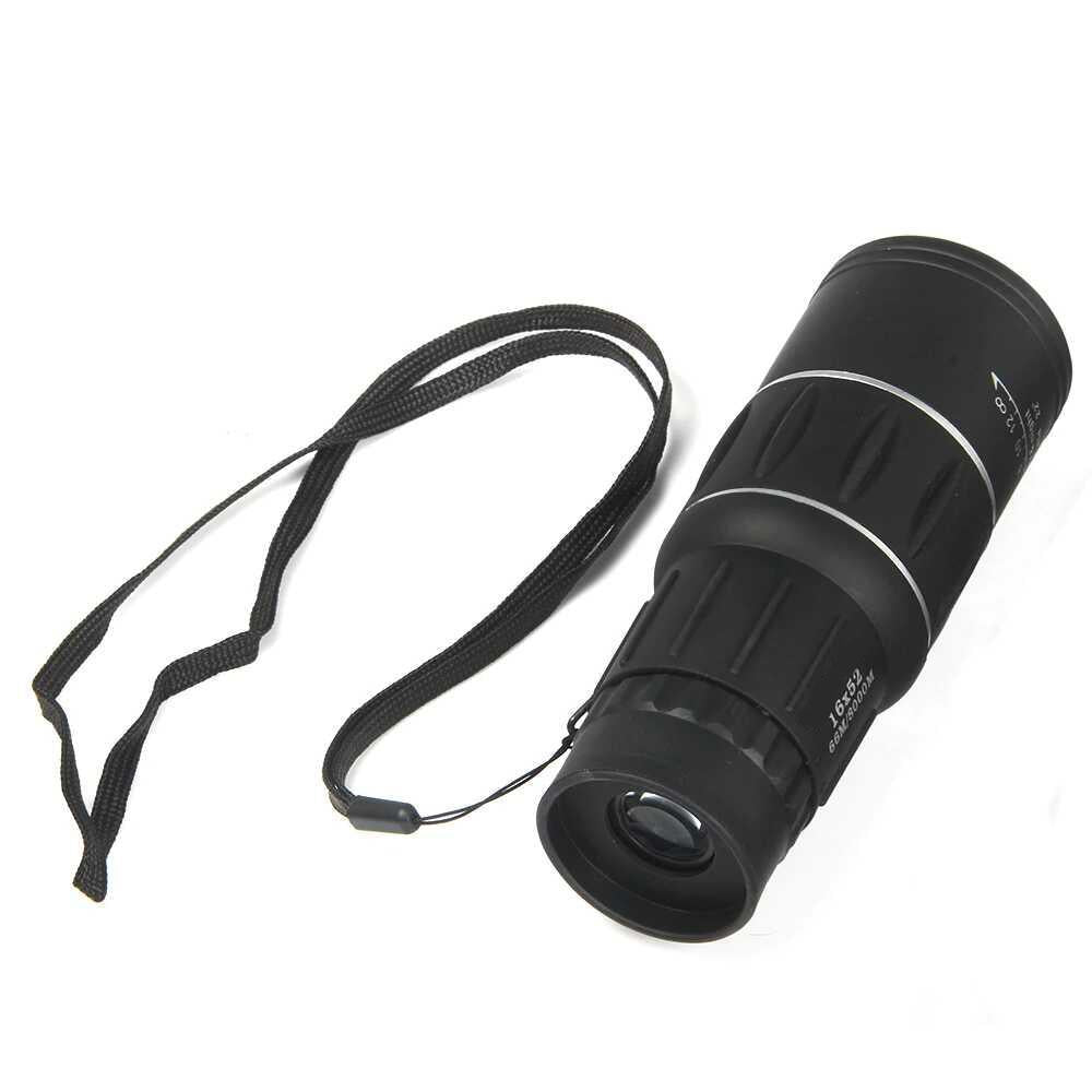 Norvo | 16 x 52 Dual Focus Monokular Kikkertscope Zoom Optisk Linse Kikkert