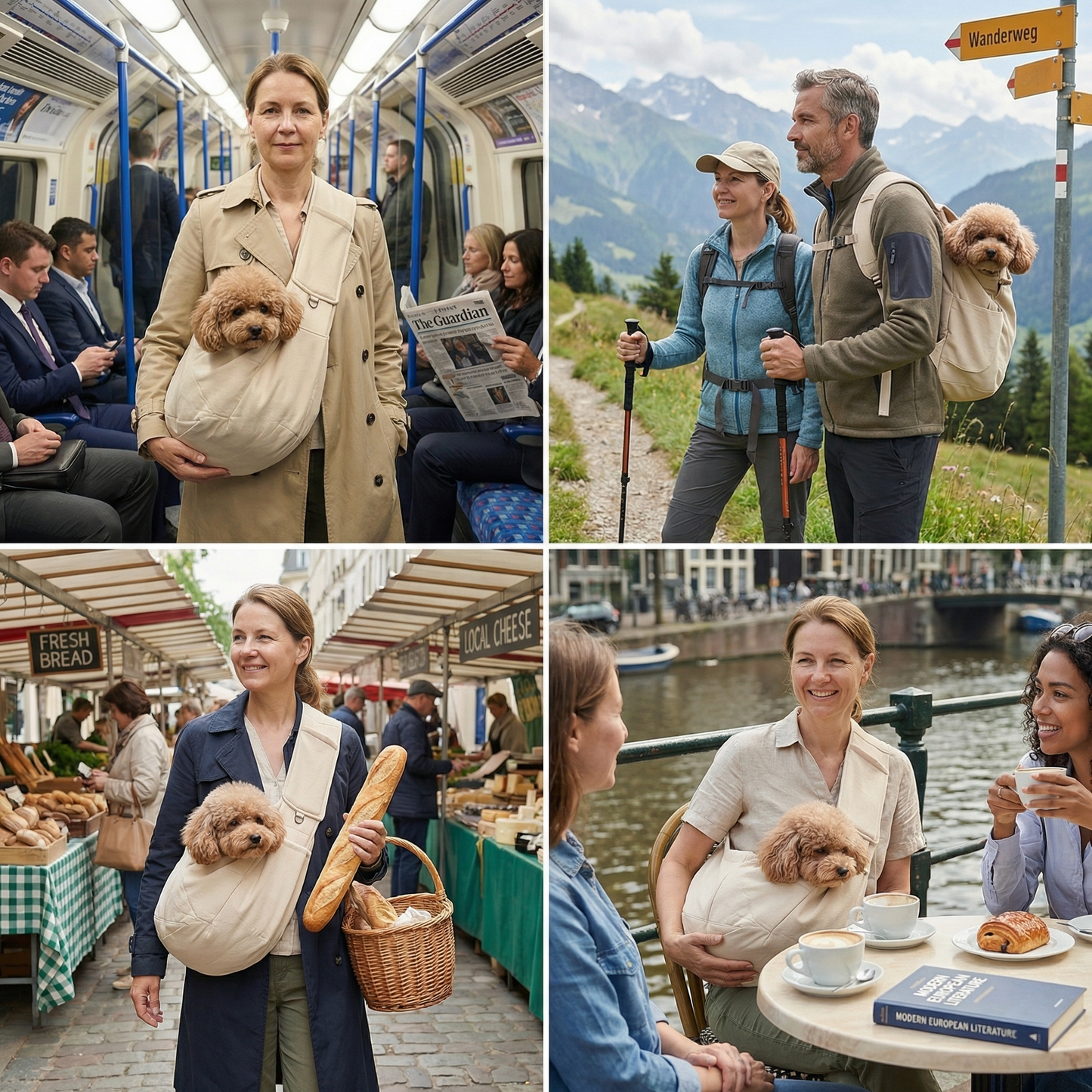 Bærbar hundesekk – Pustende, vanntett og sikker bolleheis