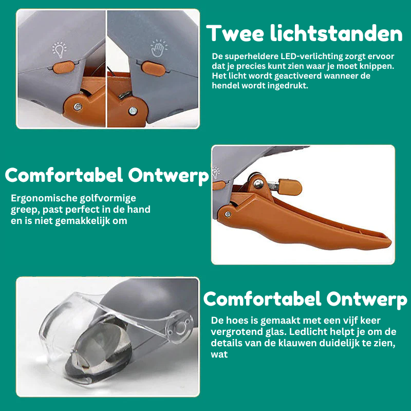 Norvo | MAX - Beste negleklipper for hunder med hurtigsensorer