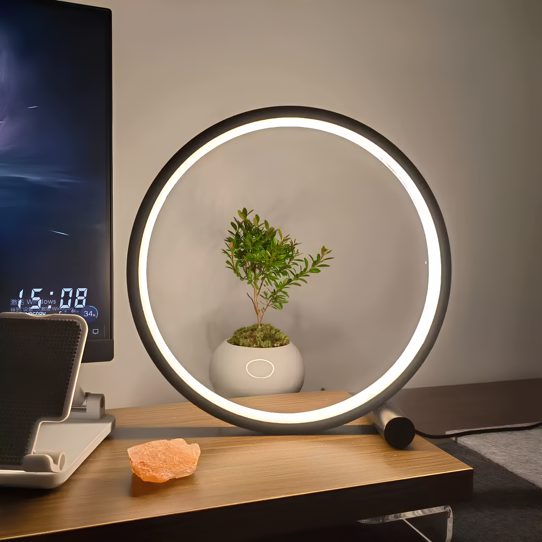 Norvo | LED Bordlampe Ring Dimmbar Nattbordlys