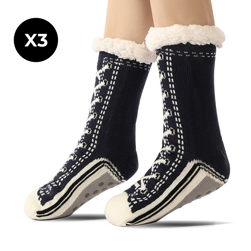 Norvo | Ultra-tykke Cashmere Slipper Hjem Sokker