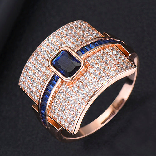 Norvo | Monaco Design Luksuriøs Statement Stabil Ring For Kvinner