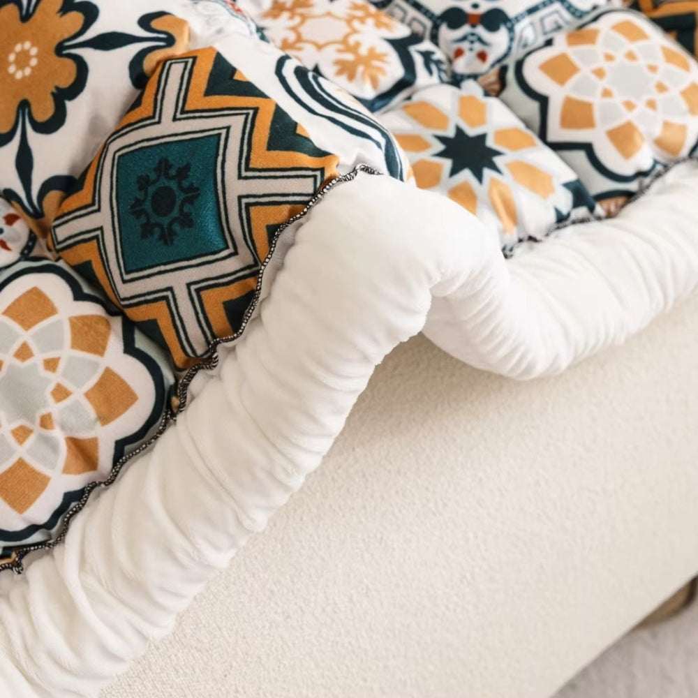 Norvo | Bohemsk Trykt Polstret Sofa Deksel