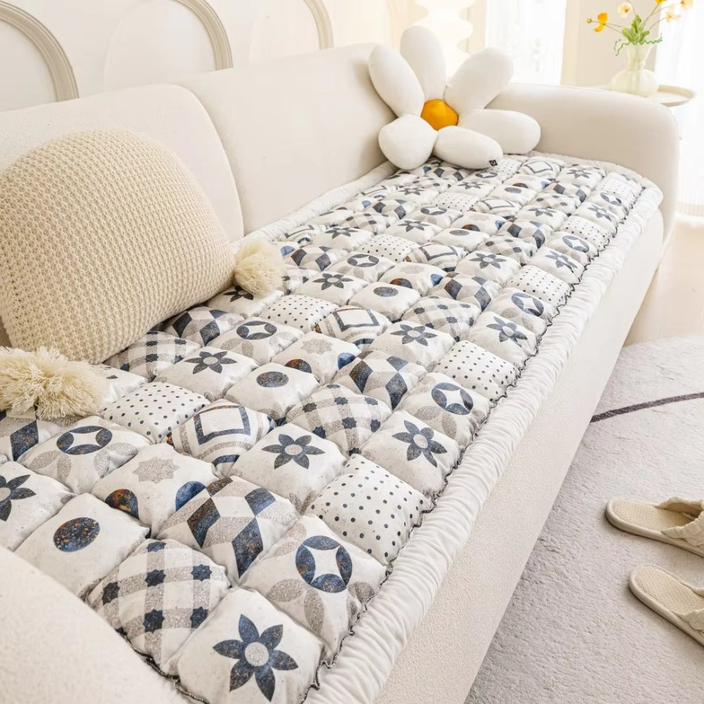 Norvo | Bohemsk Trykt Polstret Sofa Deksel