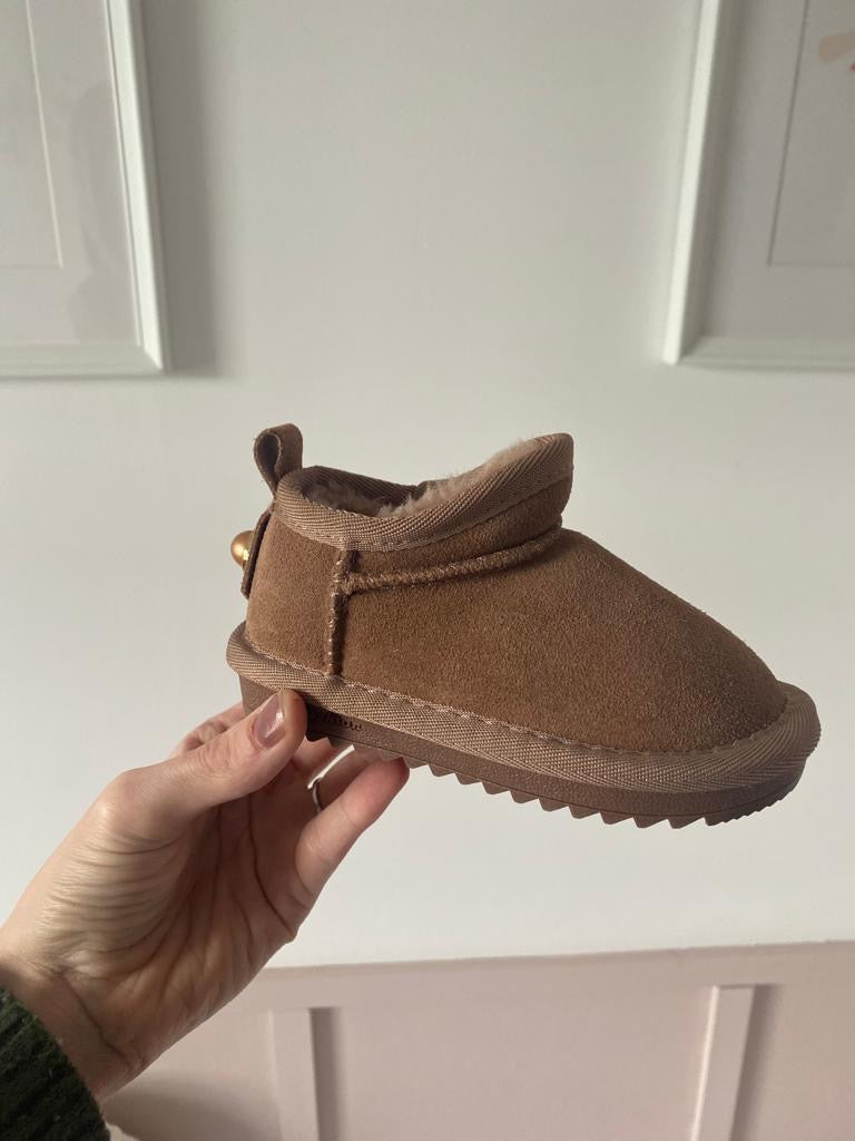 Norvo | Pelsdekte Støvler | Retro Stil, For Barn 3-10 – Varme og Stil for Kalde Dager