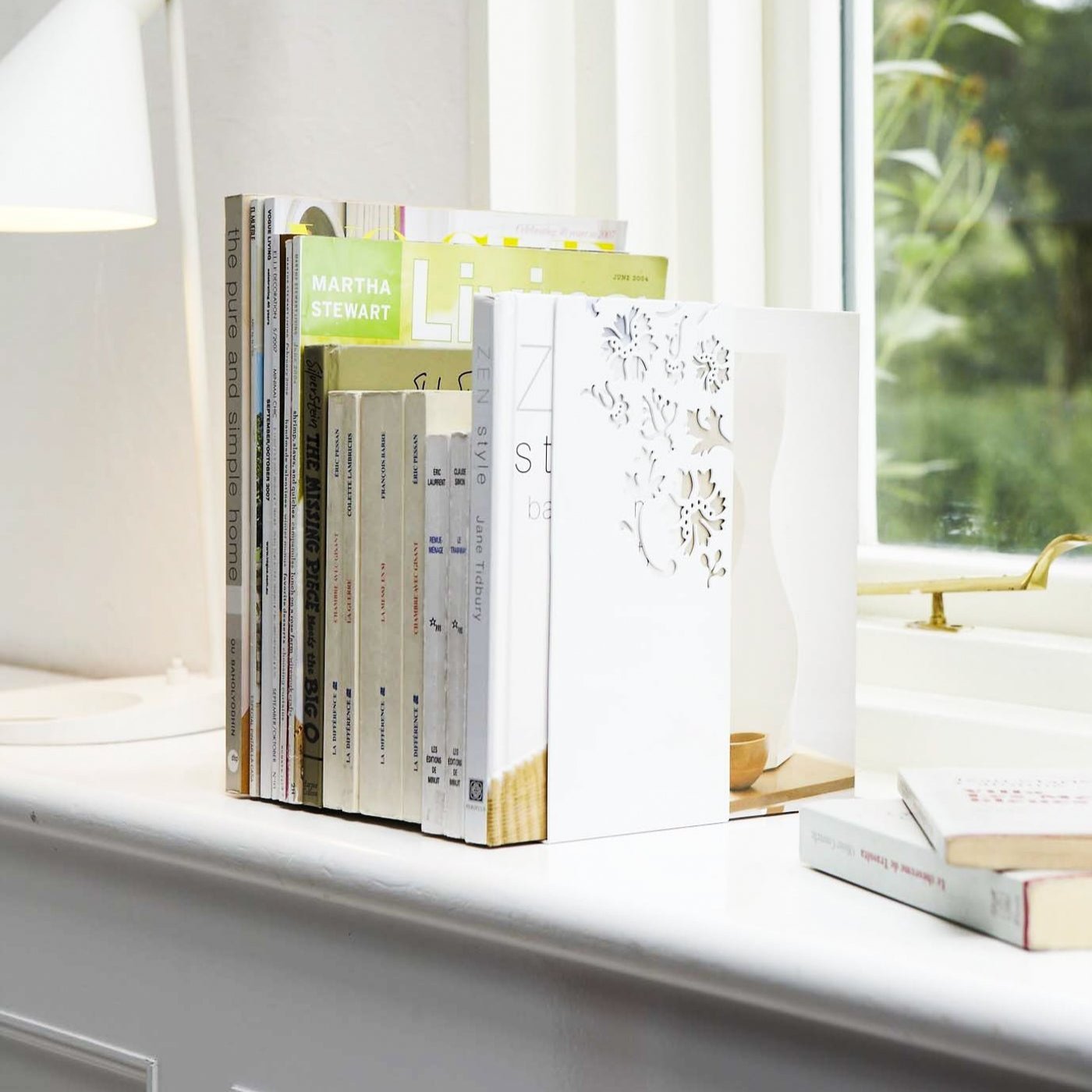 Norvo | Bokstøtter (Sett med 2) - To størrelser - Stål