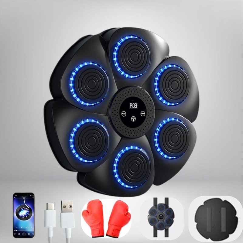 Norvo | BoxFit - Innovativ boksing maskin for hjemmet med Bluetooth musikk og interaktiv trening