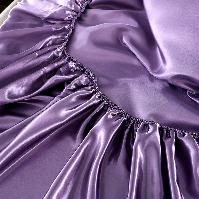 Silke Sateng Elastisk Fitted Ark med GRATIS* Silke Sateng Putetrekk Norvo