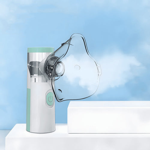 Norvo | Bærbar Nebulisator for Astma Lindring | Kompakt Håndholdt Inhalator for Hjem- og Reisebruk