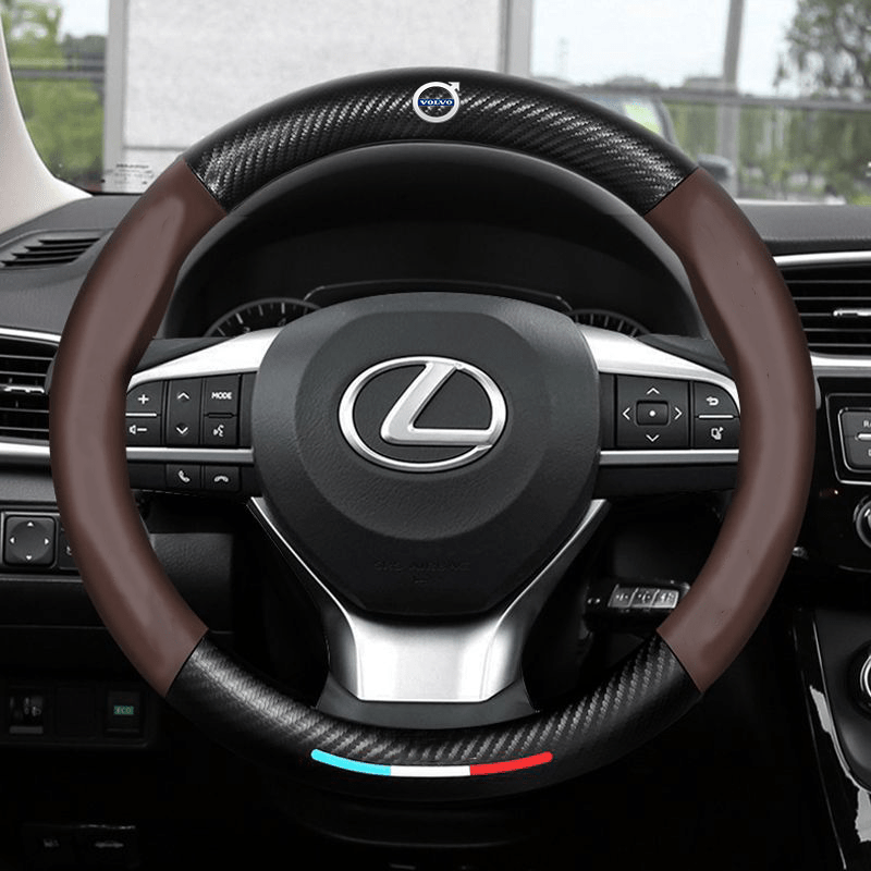 Norvo | Ripekkende rattdeksel med pustende lær