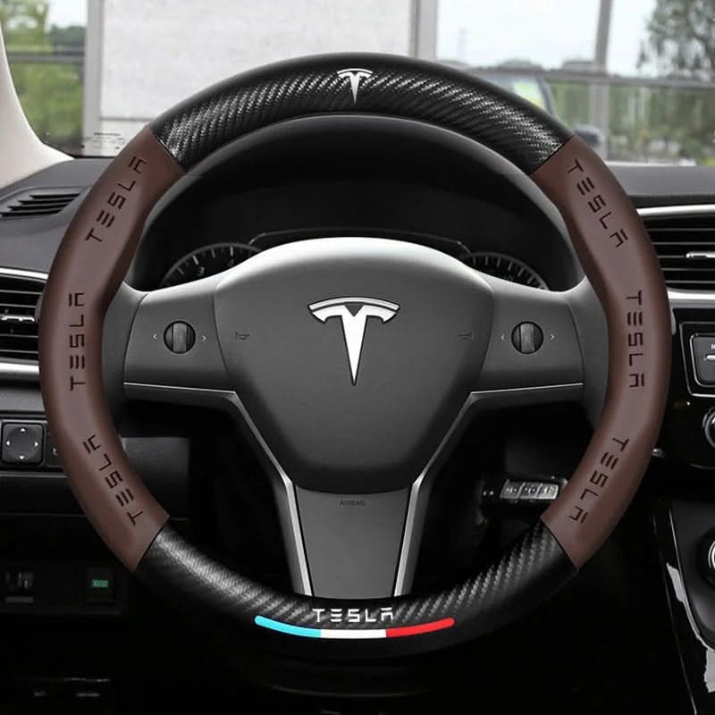 Norvo | Ripekkende rattdeksel med pustende lær