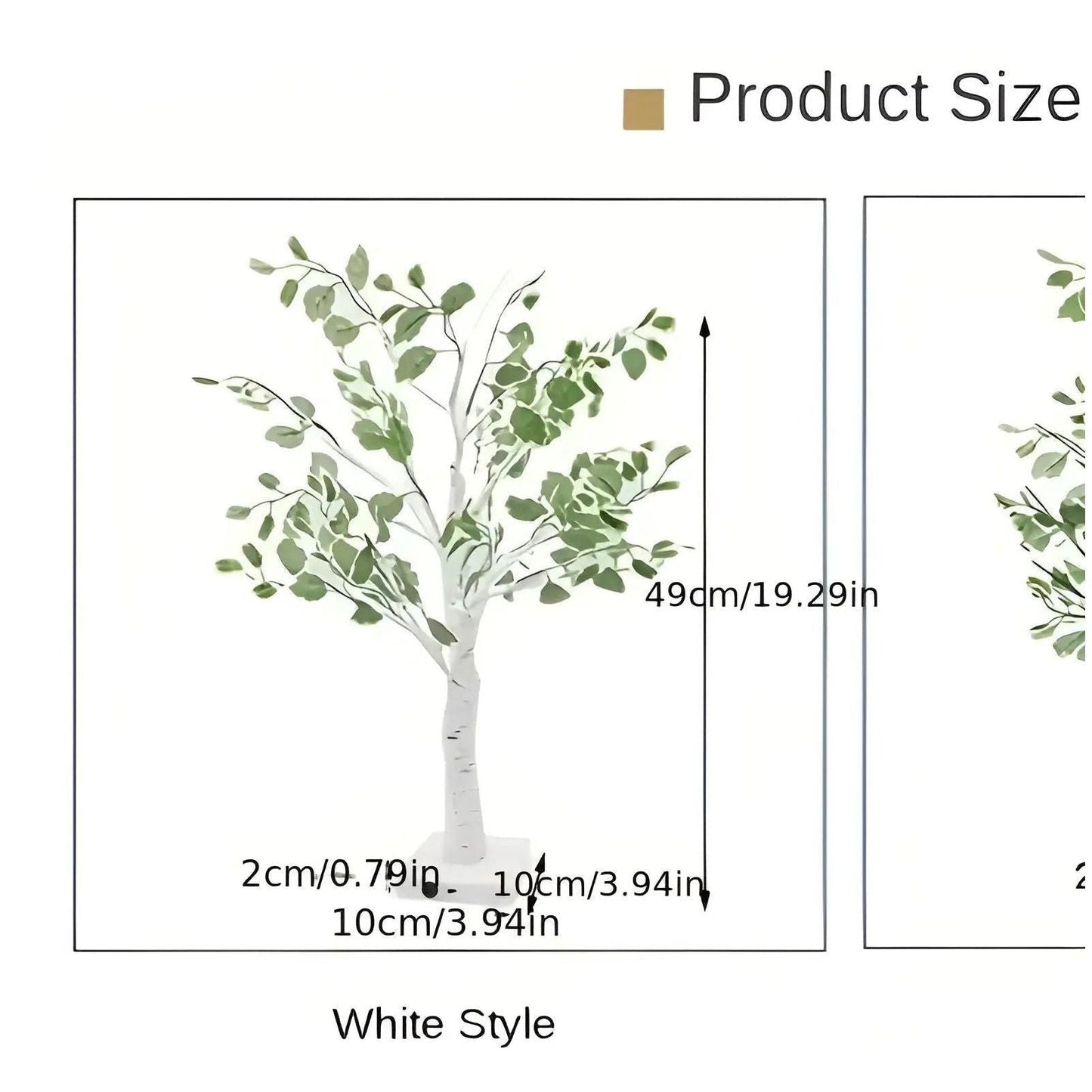 Norvo | BrightTree LED Lampe – Belyst Tre Lys for Hjemdekorasjon og Ambient Belysning