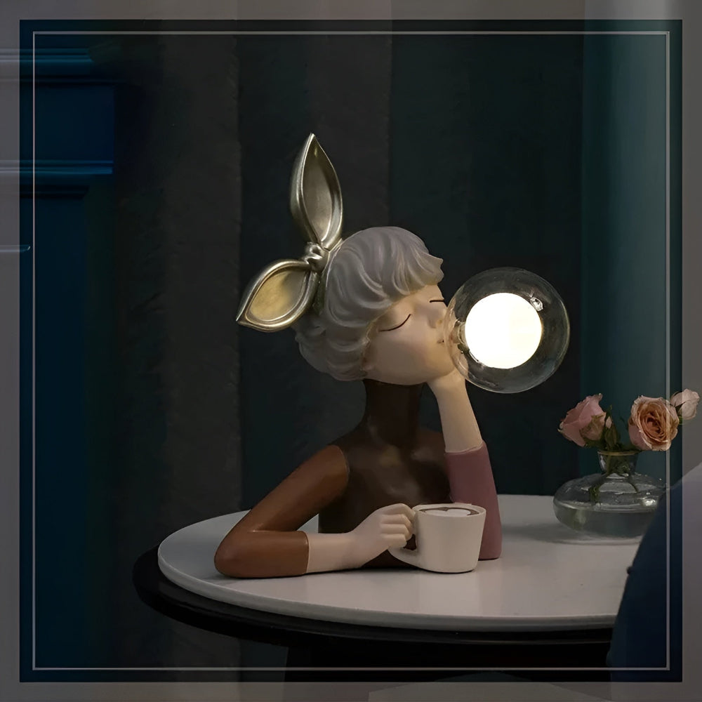 Norvo | BubbleFairies Bordlampe – Enchanting Quartet Tegneserie Jente Figur Lys