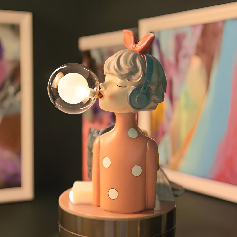Norvo | BubbleFairies Bordlampe – Enchanting Quartet Tegneserie Jente Figur Lys
