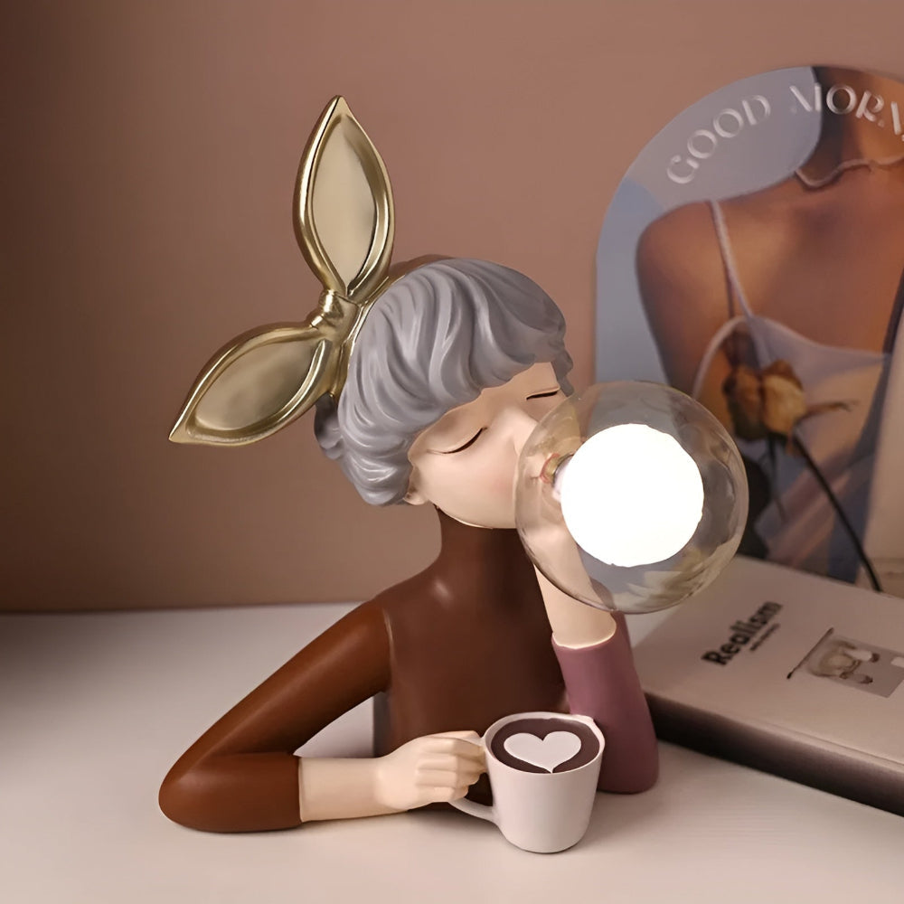 Norvo | BubbleFairies Bordlampe – Enchanting Quartet Tegneserie Jente Figur Lys