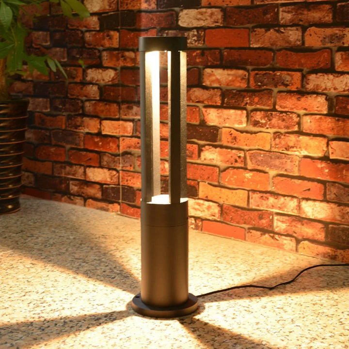 StoneGlow - Energieeffektiv LED Hage Postlampe | Vannavstøtende og Moderne Utendørs Belysning | Norvo