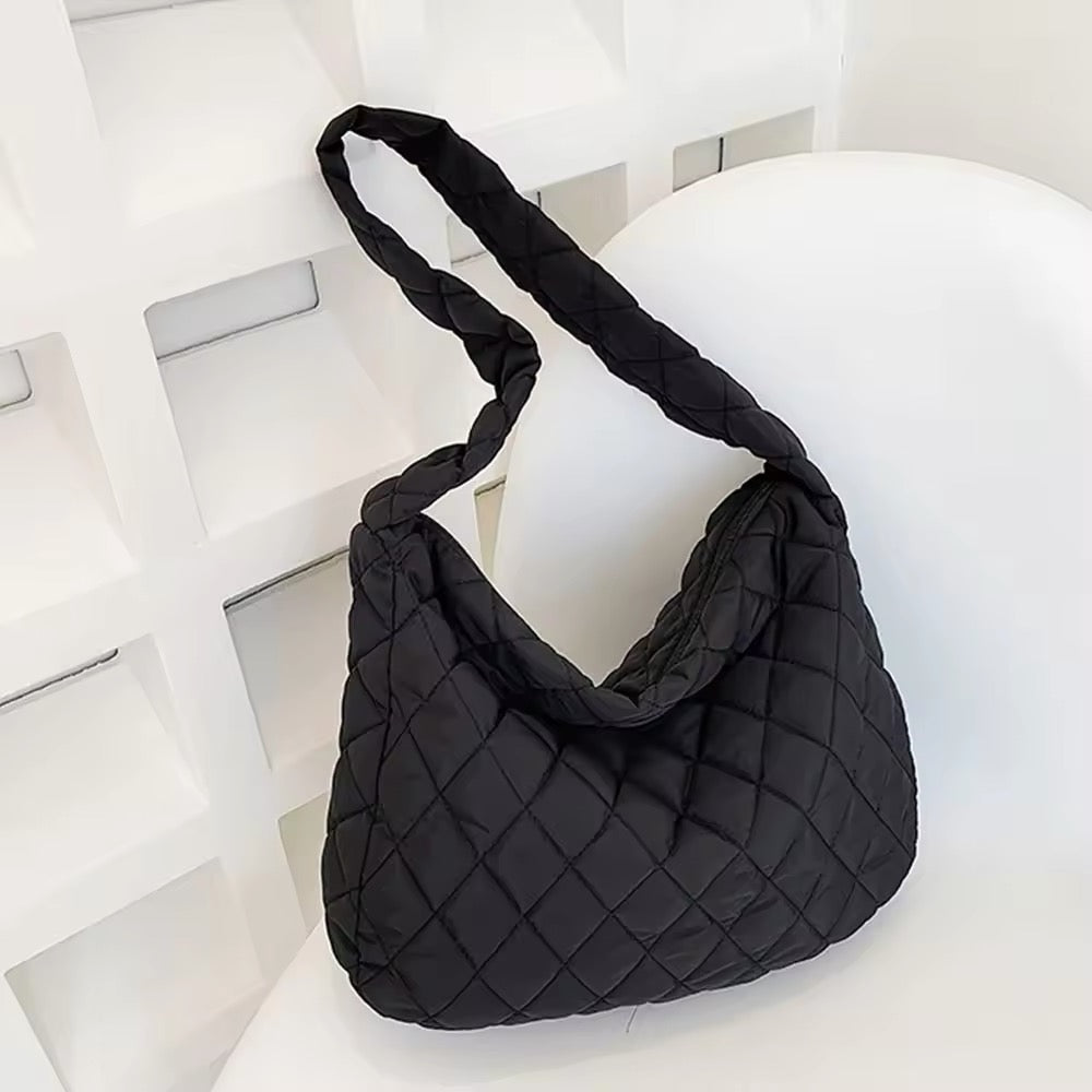 Norvo | Polstret Ballett Extra Large Puffer Tote Crossbody Polstret Skulderveske