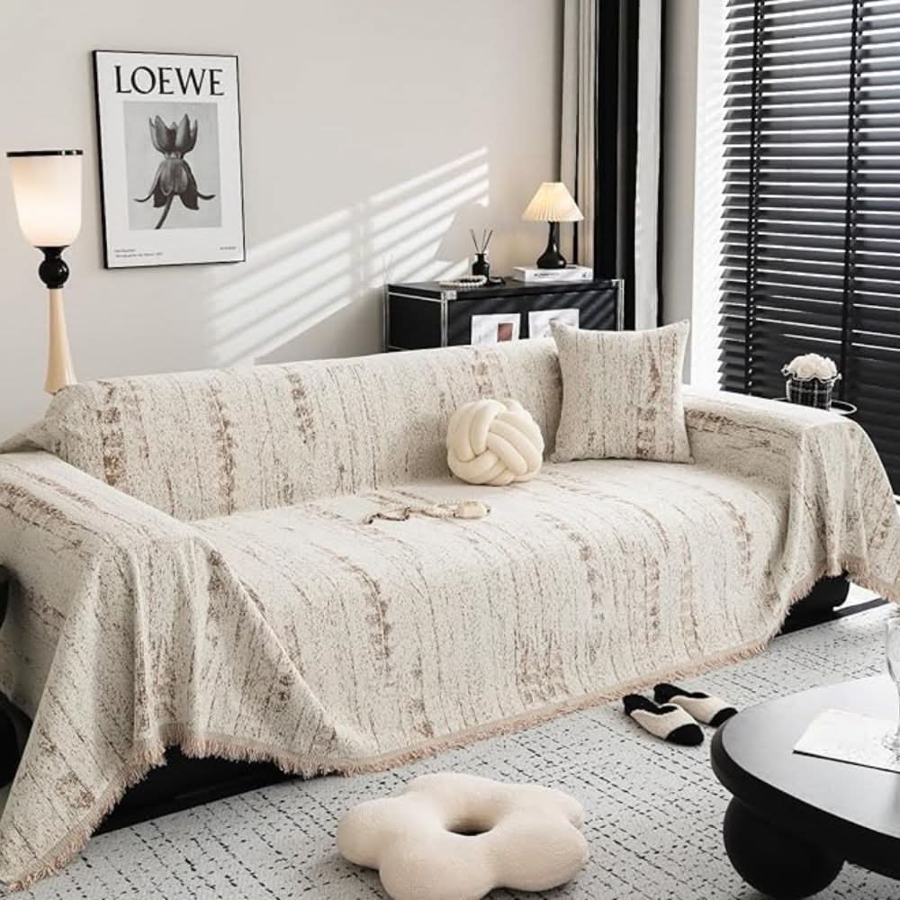 Norvo | Elegant chenille sofa trekk med enkel vedlikehold