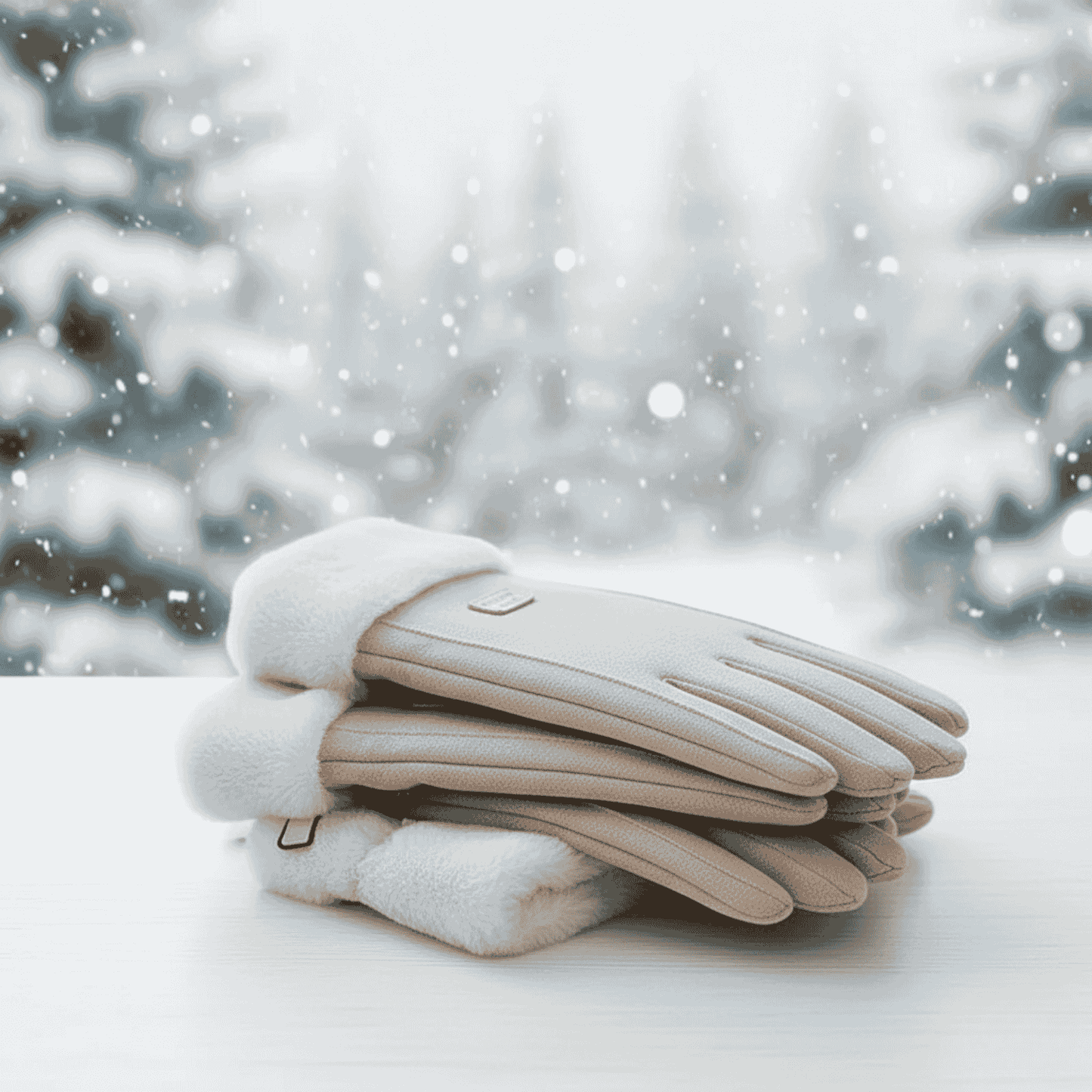 Norvo | Tykk Suede Touchscreen Hansker for Kalde Dager