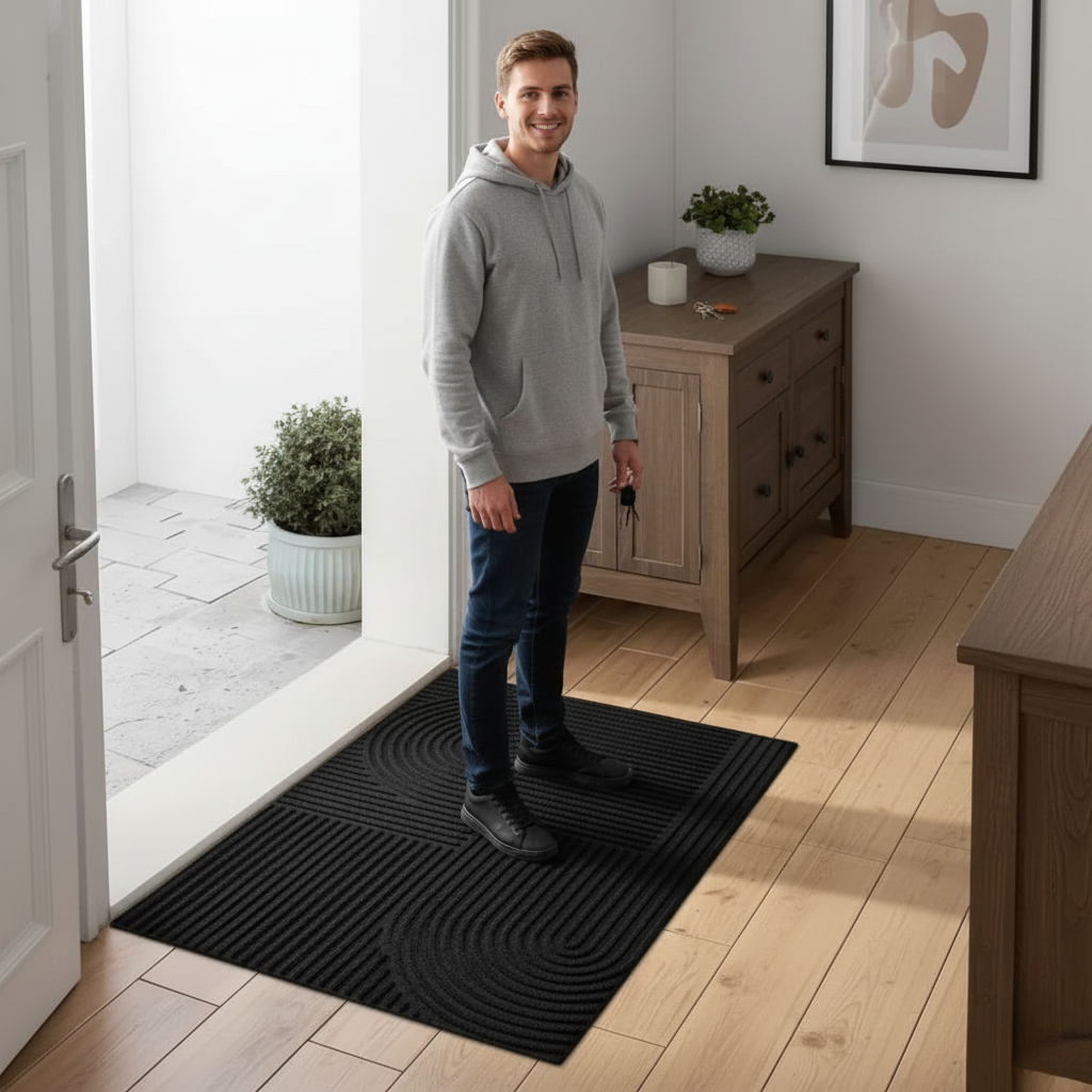 Norvo | Stilig, absorberende matte for elegante innganger