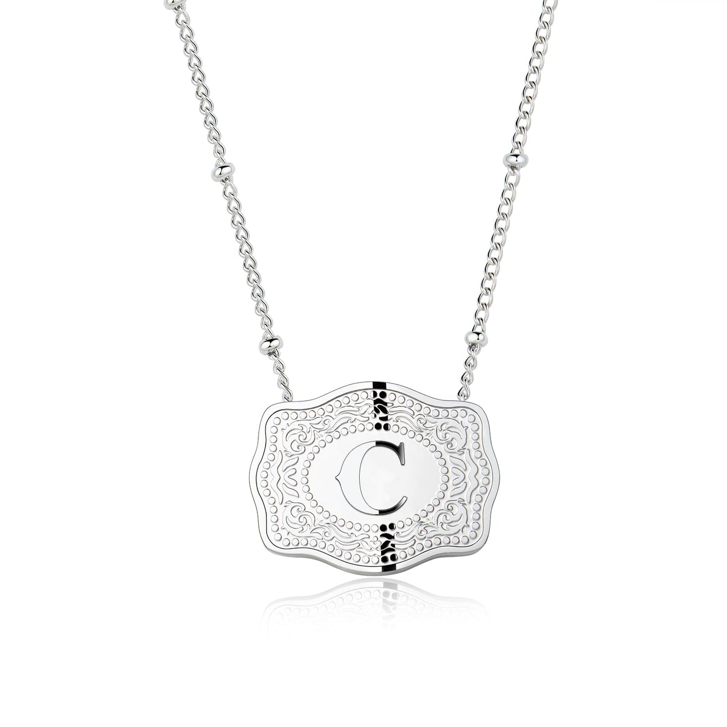 Norvo | Delikat Beltespenne Bokstav Initial Halskjeder