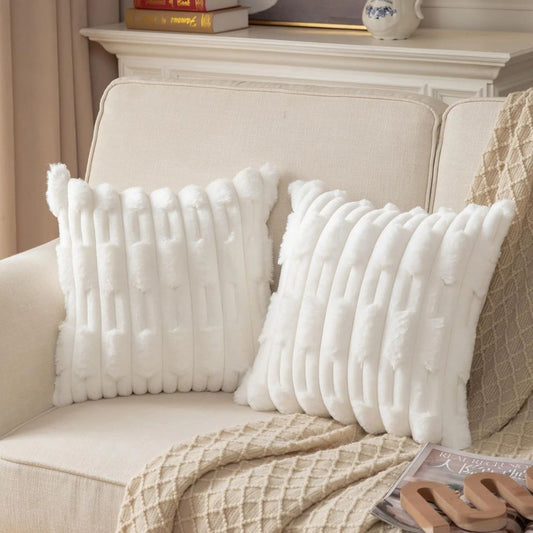 Norvo | Calm Weave Plush Cushion Cover