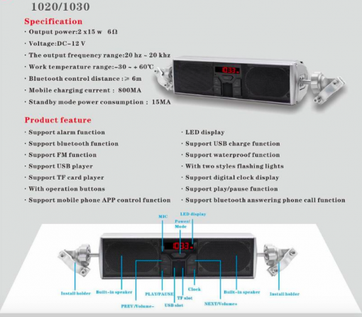 Norvo | Motorsykkelhøyttalere