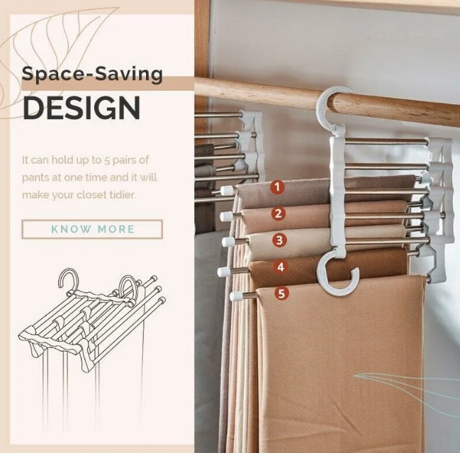 Norvo | HangMaster™ Uanstrengt Bukseorganisator