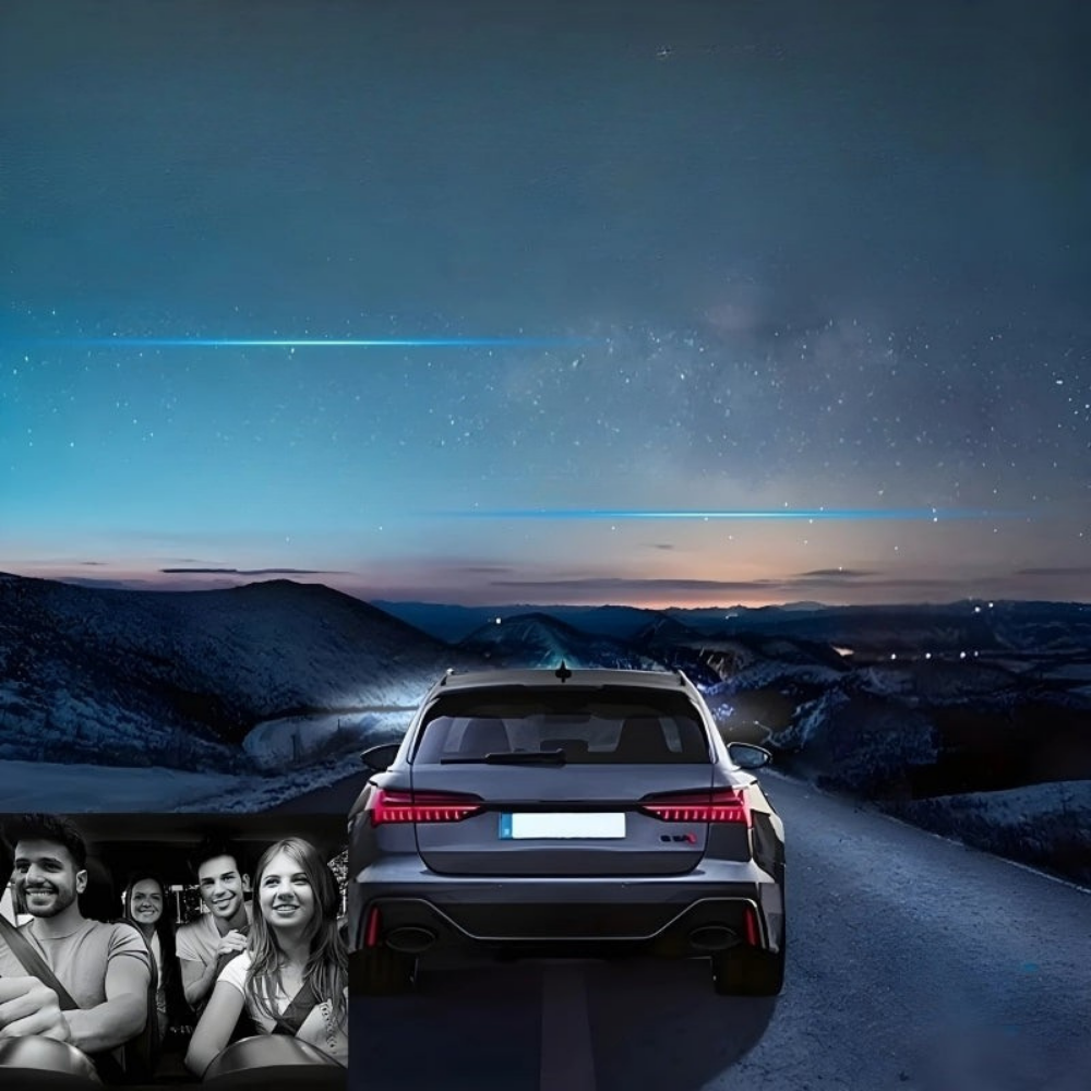 Norvo | Bil Dash Kamera Dual Linse WiFi Natt Sikt Opptak