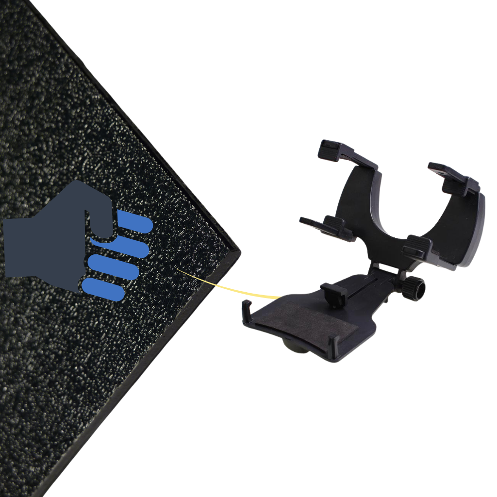 Telefonholder for ryggespeil