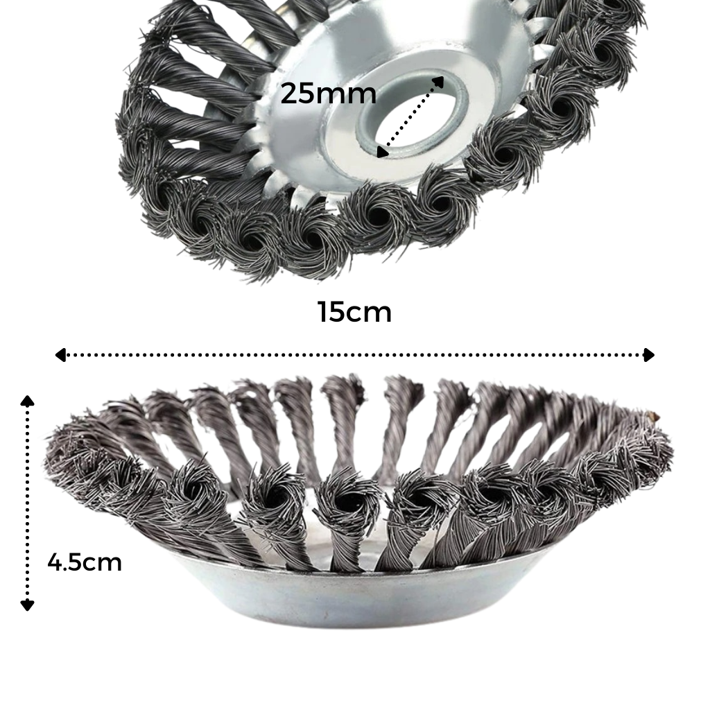 Trimmerhode i karbonståltråd