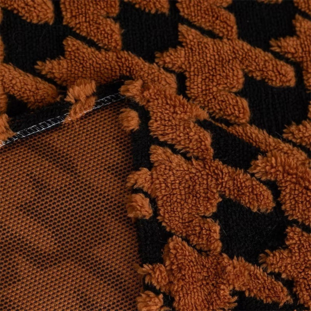 Norvo | Cavalli Houndstooth Plush Sofa Cover