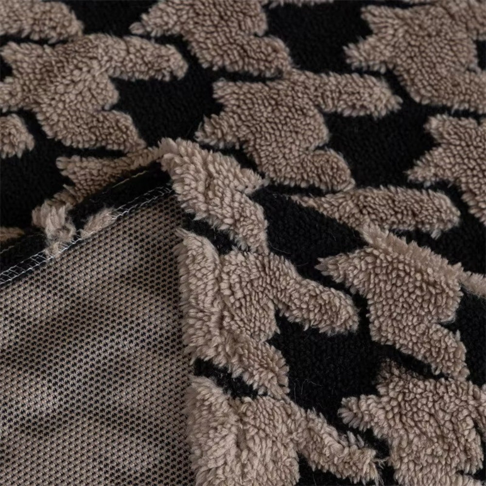 Norvo | Cavalli Houndstooth Plush Sofa Cover