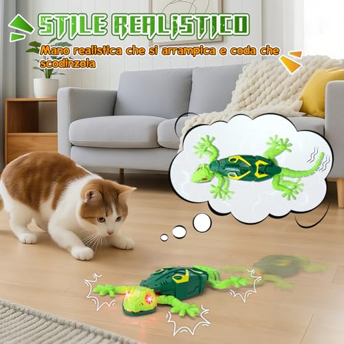 Norvo | GecoFun Fjernkontrolløgle | Interaktiv øgle med lyse LED-øyne og realistiske bevegelser for barn fra 3 år og oppover