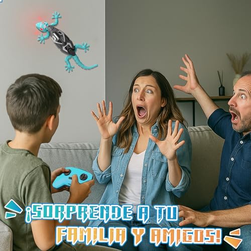 Norvo | GecoFun Fjernkontrolløgle | Interaktiv øgle med lyse LED-øyne og realistiske bevegelser for barn fra 3 år og oppover