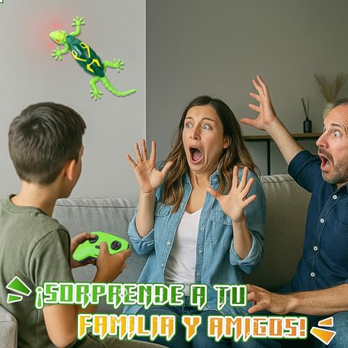 Norvo | GecoFun Fjernkontrolløgle | Interaktiv øgle med lyse LED-øyne og realistiske bevegelser for barn fra 3 år og oppover